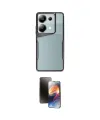 ieg™ Redmi Note 13 Pro 5G Kılıf Akış Çizgi Koleksiyonu - Siyah 3D Antistatik Mat Seramik Nano Ekran Koruyucu