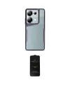 ieg™ Redmi Note 13 Pro 5G Kılıf Akış Çizgi Koleksiyonu - Siyah 6D Antistatik Mat Seramik Hayalet Nano Ekran Koruyucu