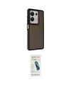 ieg™ Redmi Note 13 Pro 5G Kılıf Eksen Işık - Şeffaf Pasifik Cam Ekran Koruyucu