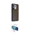 ieg™ Redmi Note 13 Pro 5G Kılıf Eksen Işık - Siyah 3D Antistatik Cam Ekran Koruyucu