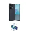 ieg™ Redmi Note 13 Pro 5G Kılıf Kıvılcım Işık Serisi - Siyah 3D Antistatik Cam Ekran Koruyucu
