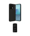 ieg™ Redmi Note 13 Pro 5G Kılıf Kıvılcım Işık Serisi - Siyah 6D Antistatik Mat Seramik Hayalet Nano Ekran Koruyucu