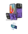 ieg™ Redmi Note 13 Pro 5G Kılıf Kıvılcım Modern Serisi - Siyah 3D Antistatik Seramik Nano Ekran Koruyucu