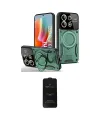 ieg™ Redmi Note 13 Pro 5G Kılıf Kıvılcım Modern Serisi - Siyah 6D Antistatik Mat Seramik Hayalet Nano Ekran Koruyucu