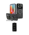 ieg™ Redmi Note 13 Pro 5G Kılıf Kıvılcım Modern Serisi - Siyah 6D Antistatik Mat Seramik Hayalet Nano Ekran Koruyucu
