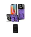 ieg™ Redmi Note 13 Pro 5G Kılıf Kıvılcım Modern Serisi - Siyah 6D Antistatik Mat Seramik Hayalet Nano Ekran Koruyucu