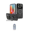 ieg™ Redmi Note 13 Pro 5G Kılıf Kıvılcım Modern Serisi - Siyah Joko Magic 5D Cam