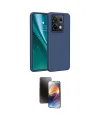 ieg™ Redmi Note 13 Pro 5G Kılıf Kozmos Yansıma Özel Seri - Siyah 3D Antistatik Mat Seramik Nano Ekran Koruyucu