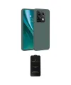 ieg™ Redmi Note 13 Pro 5G Kılıf Kozmos Yansıma Özel Seri - Siyah 6D Antistatik Mat Seramik Hayalet Nano Ekran Koruyucu