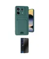 ieg™ Redmi Note 13 Pro 5G Kılıf Vadi Çizgi Prime - Siyah 3D Antistatik Hayalet Cam Ekran Koruyucu