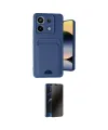ieg™ Redmi Note 13 Pro 5G Kılıf Vadi Çizgi Prime - Siyah 3D Antistatik Hayalet Cam Ekran Koruyucu