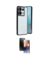 ieg™ Redmi Note 13 Pro 5G Kılıf Vadi Minimal - Siyah 3D Antistatik Mat Seramik Nano Ekran Koruyucu