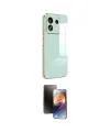 ieg™ Redmi Note 13 Pro 5G Kılıf Yankı Serisi - Siyah 3D Antistatik Mat Seramik Nano Ekran Koruyucu