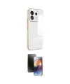 ieg™ Redmi Note 13 Pro 5G Kılıf Yankı Serisi - Siyah 3D Antistatik Mat Seramik Nano Ekran Koruyucu