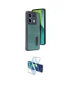 ieg™ Redmi Note 13 Pro 5G Kılıf Yörünge Işık Serisi - Siyah 3D Antistatik Cam Ekran Koruyucu