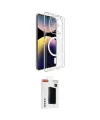 ieg™ Redmi Note 14 Pro 4G Kılıf Ahenk Minimal Serisi - Şeffaf Hayalet Polymer Nano Ekran Koruyucu