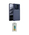 ieg™ Redmi Note 14 Pro 4G Kılıf Eksen Form Prime - Şeffaf Polymer Nano Ekran Koruyucu