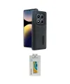 ieg™ Redmi Note 14 Pro 4G Kılıf Yörünge Işık Serisi - Şeffaf Polymer Nano Ekran Koruyucu