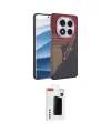 ieg™ Redmi Note 14 Pro Plus Kılıf Doruk Serisi - Siyah Hayalet Polymer Nano Ekran Koruyucu