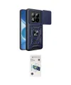 ieg™ Redmi Note 15 Pro 5G Kılıf Ahenk Klasik - Siyah 3D Antistatik Cam Ekran Koruyucu