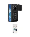 ieg™ Redmi Note 15 Pro 5G Kılıf Ahenk Klasik - Siyah 3D Antistatik Cam Ekran Koruyucu