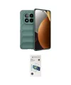 ieg™ Redmi Note 15 Pro 5G Kılıf Atlas Koleksiyonu - Siyah 3D Antistatik Cam Ekran Koruyucu