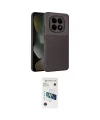 ieg™ Redmi Note 15 Pro 5G Kılıf Eksen Form Prime - Siyah 3D Antistatik Cam Ekran Koruyucu