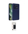 ieg™ Redmi Note 15 Pro 5G Kılıf Eksen Form Prime - Siyah 3D Antistatik Hayalet Cam Ekran Koruyucu