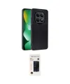 ieg™ Redmi Note 15 Pro 5G Kılıf Eksen Form Prime - Siyah 3D Antistatik Hayalet Cam Ekran Koruyucu
