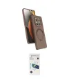 ieg™ Redmi Note 15 Pro 5G Kılıf İz Işık Koleksiyonu - Siyah 3D Antistatik Cam Ekran Koruyucu