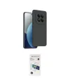 ieg™ Redmi Note 15 Pro 5G Kılıf Kozmos Yansıma Özel Seri - Siyah 3D Antistatik Cam Ekran Koruyucu
