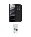 ieg™ Redmi Note 15 Pro 5G Kılıf Yankı Yansıma Özel Seri - Siyah 3D Antistatik Cam Ekran Koruyucu