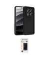 ieg™ Redmi Note 15 Pro 5G Kılıf Yankı Yansıma Özel Seri - Siyah 3D Antistatik Hayalet Cam Ekran Koruyucu