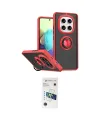 ieg™ Redmi Note 15 Pro 5G Kılıf Yörünge Çizgi - Siyah 3D Antistatik Cam Ekran Koruyucu