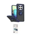 ieg™ Redmi Note 15 Pro 5G Kılıf Yörünge Çizgi - Siyah 3D Antistatik Cam Ekran Koruyucu