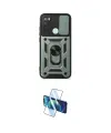 ieg™ Redmi Note 8 Kılıf Ahenk Klasik - Siyah 3D Antistatik Cam Ekran Koruyucu