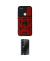 ieg™ Redmi Note 8 Kılıf Ahenk Klasik - Siyah 3D Antistatik Hayalet Cam Ekran Koruyucu
