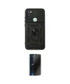 ieg™ Redmi Note 8 Kılıf Ahenk Klasik - Siyah 3D Antistatik Hayalet Cam Ekran Koruyucu