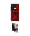 ieg™ Redmi Note 8 Kılıf Ahenk Klasik - Siyah 3D Antistatik Mat Seramik Nano Ekran Koruyucu