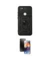 ieg™ Redmi Note 8 Kılıf Ahenk Klasik - Siyah 3D Antistatik Mat Seramik Nano Ekran Koruyucu