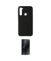 ieg™ Redmi Note 8 Kılıf Ahenk Serisi - Siyah 3D Antistatik Hayalet Cam Ekran Koruyucu