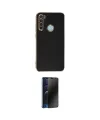 ieg™ Redmi Note 8 Kılıf Yankı Serisi - Siyah 3D Antistatik Hayalet Cam Ekran Koruyucu