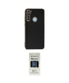 ieg™ Redmi Note 8 Kılıf Yankı Serisi - Siyah 5D Hayalet Cam Ekran Koruyucu