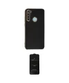 ieg™ Redmi Note 8 Kılıf Yankı Serisi - Siyah 6D Antistatik Mat Seramik Hayalet Nano Ekran Koruyucu