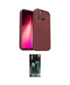 ieg™ Redmi Note 8 Kılıf Yankı Yansıma Özel Seri - Şeffaf 360 Full Body Arka Koruyucu