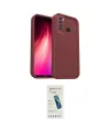 ieg™ Redmi Note 8 Kılıf Yankı Yansıma Özel Seri - Şeffaf Pasifik Cam Ekran Koruyucu