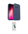 ieg™ Redmi Note 8 Kılıf Yankı Yansıma Özel Seri - Şeffaf Pasifik Cam Ekran Koruyucu