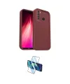 ieg™ Redmi Note 8 Kılıf Yankı Yansıma Özel Seri - Siyah 3D Antistatik Cam Ekran Koruyucu