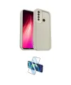 ieg™ Redmi Note 8 Kılıf Yankı Yansıma Özel Seri - Siyah 3D Antistatik Cam Ekran Koruyucu