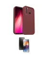 ieg™ Redmi Note 8 Kılıf Yankı Yansıma Özel Seri - Siyah 3D Antistatik Mat Seramik Nano Ekran Koruyucu